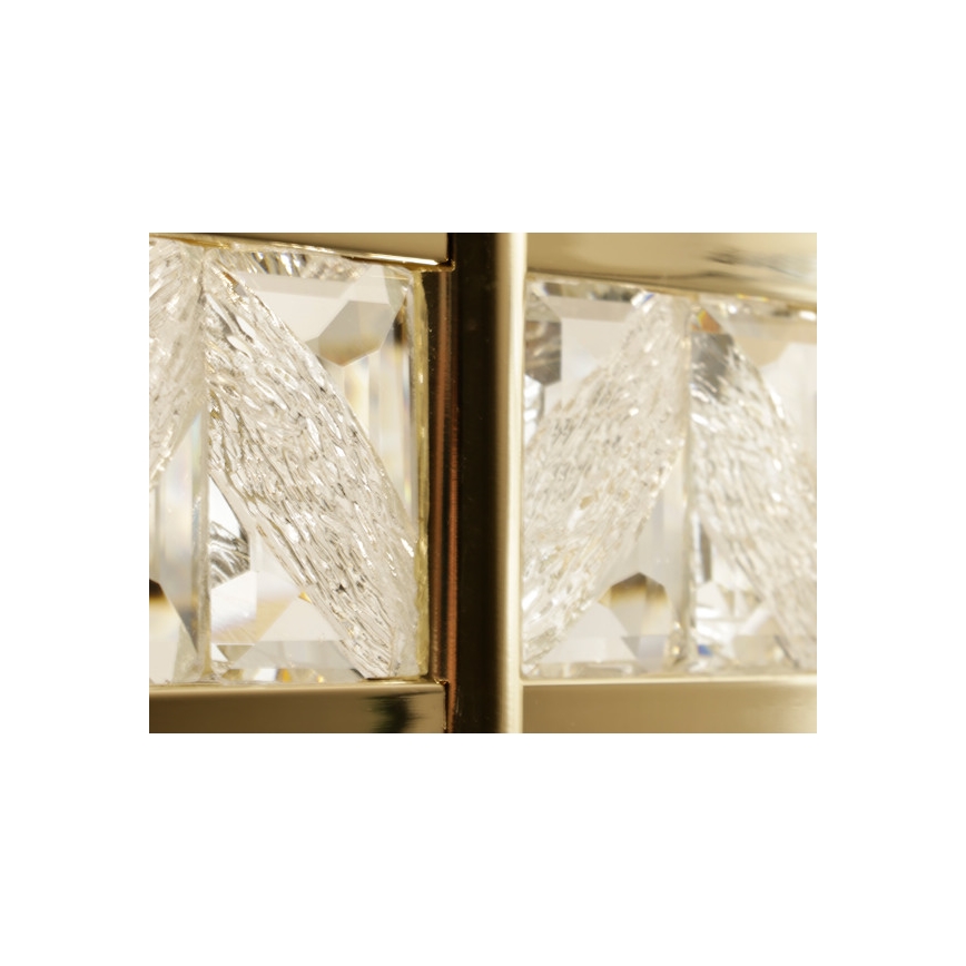 LED-dimmbar kristallkrona på vajer ENRIQUE LED/40W//230V 3000-6000K Ø 60 cm + fjärrkontroll