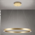 dimbar LED-pendellampa på vajer KOLK LED/80W/230V 2700/3000/4000K Ø 80 cm guld