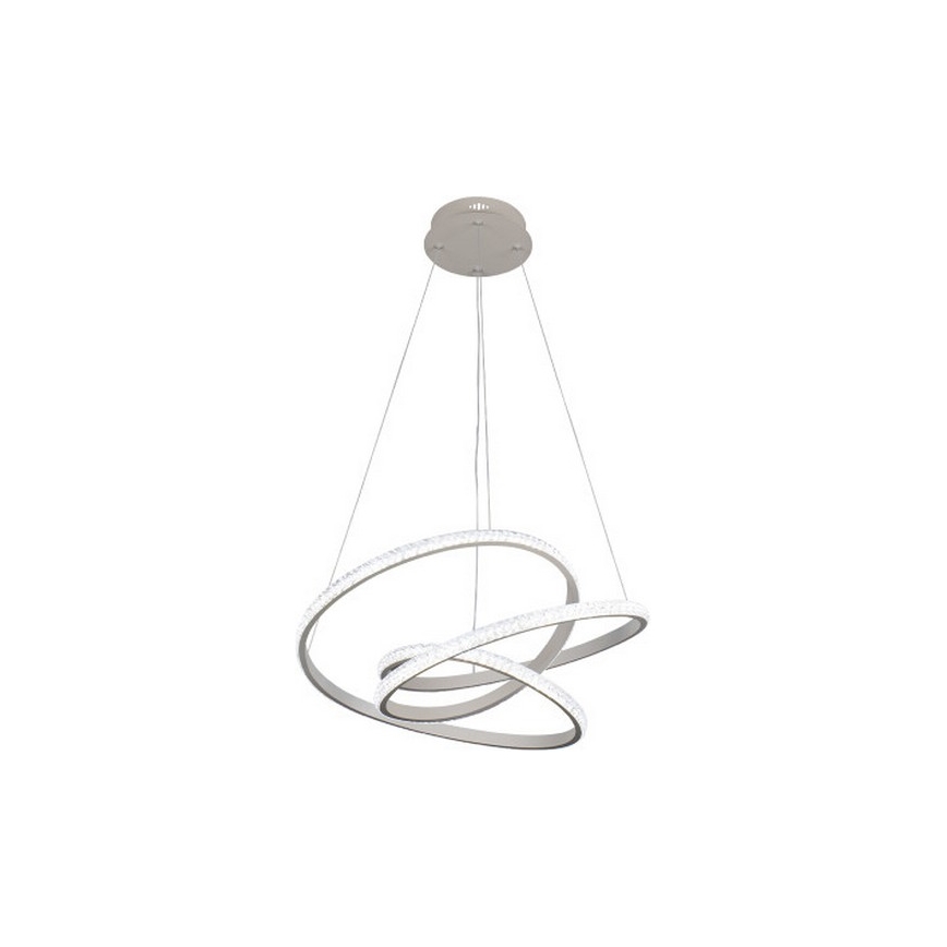 Dimbar LED-pendellampa på kabel, 90 W, 230 V, 3000–6500 K, Ø 47 cm – med fjärrkontroll