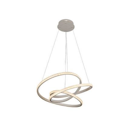 Dimbar LED-pendellampa på kabel, 90 W, 230 V, 3000–6500 K, Ø 47 cm – med fjärrkontroll