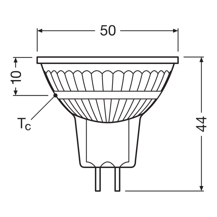 LED dimmbar reflektorlampa MR16 GU5,3/5W/12V 4000K 36° CRI 90 - Ledvance