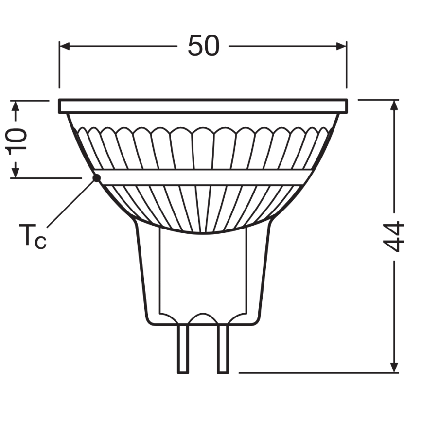 Dimmbar LED-reflektorlampa MR16 GU5,3/6,6W/12V 3000K 36° CRI 97 - Ledvance