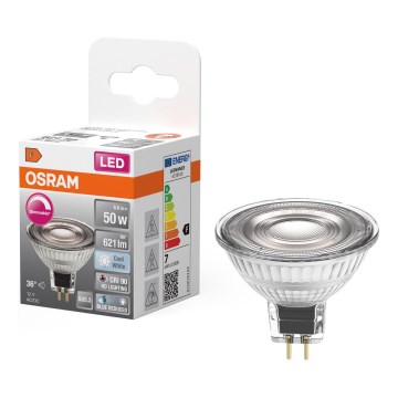Dimbar LED-reflektorlampa MR16 GU5,3/6,8W/12V 4000K 36° CRI 90 - Osram