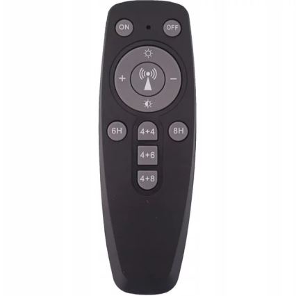 LED dimbar solcellsstrålkastare LED/50W/3,2V 5000K 6000 mAh IP65 svart + fjärrkontroll