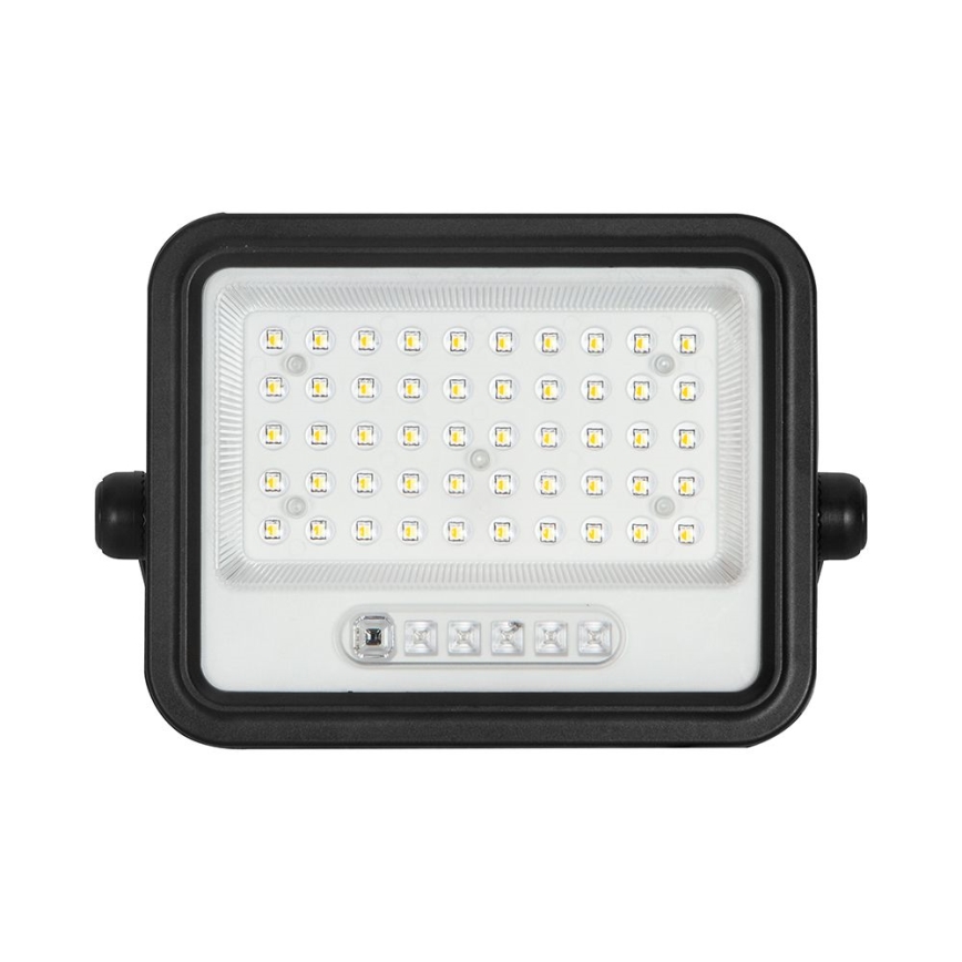 Dimbar LED-solreflektor LED/100W/3,2V 2000-8000K IP65 5000 mAh svart + fjärrkontroll
