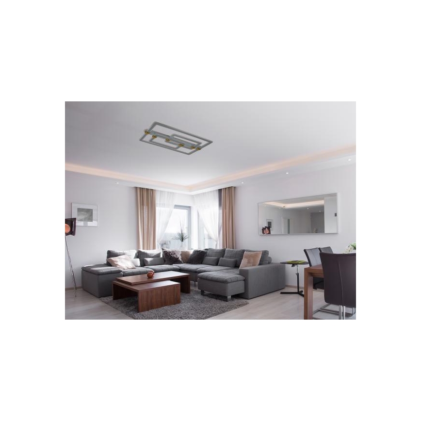 Dimbar LED-takarmatur, 280 W, 230 V, 3000–6500 K, med fjärrkontroll