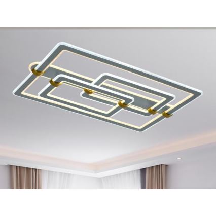 Dimbar LED-takarmatur, 280 W, 230 V, 3000–6500 K, med fjärrkontroll