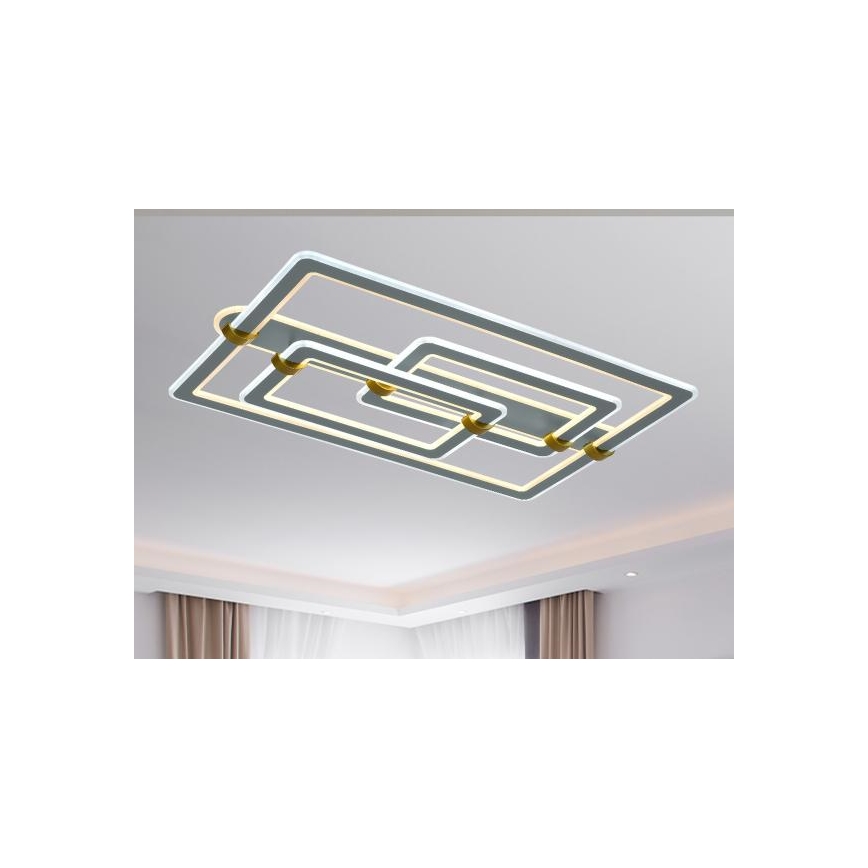 Dimbar LED-takarmatur, 280 W, 230 V, 3000–6500 K, med fjärrkontroll