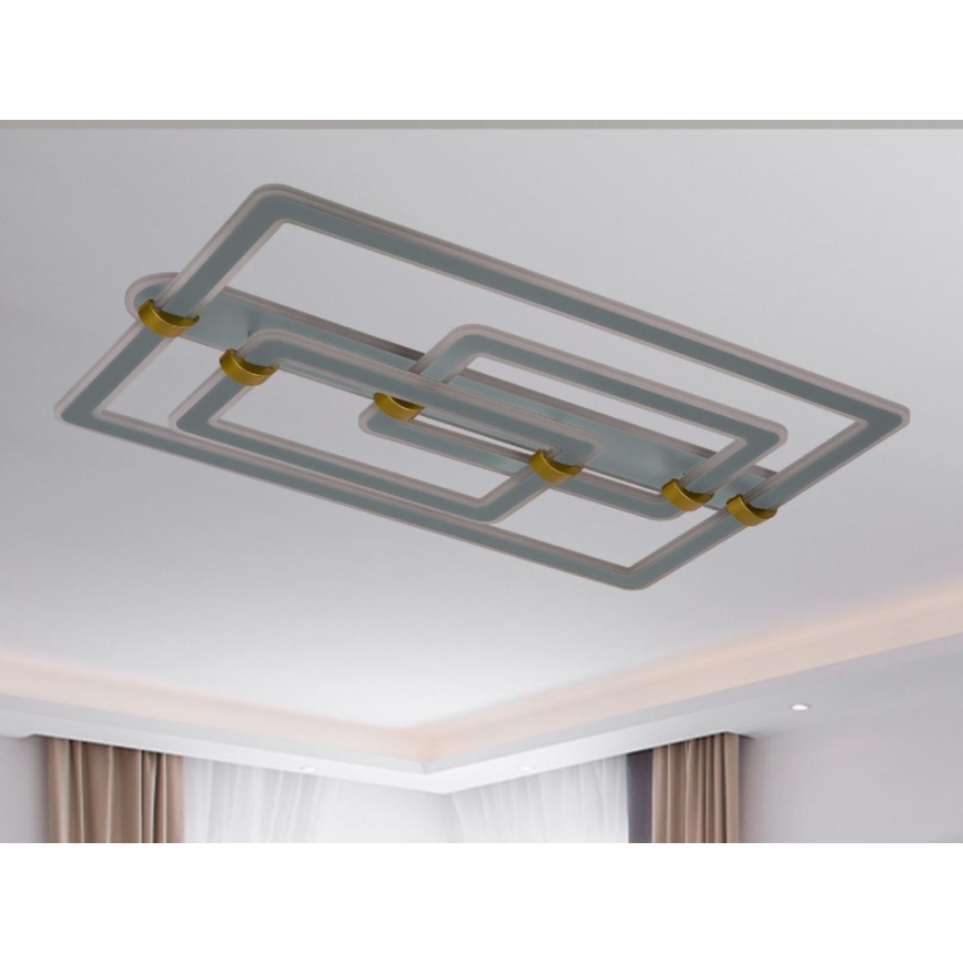 Dimbar LED-takarmatur, 280 W, 230 V, 3000–6500 K, med fjärrkontroll