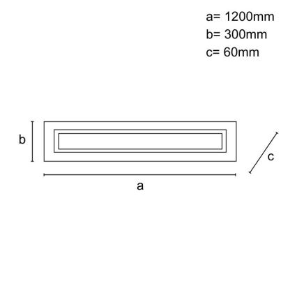 Dimbar LED-taklampa 55W/230V 3000-6500K + fjärrkontroll