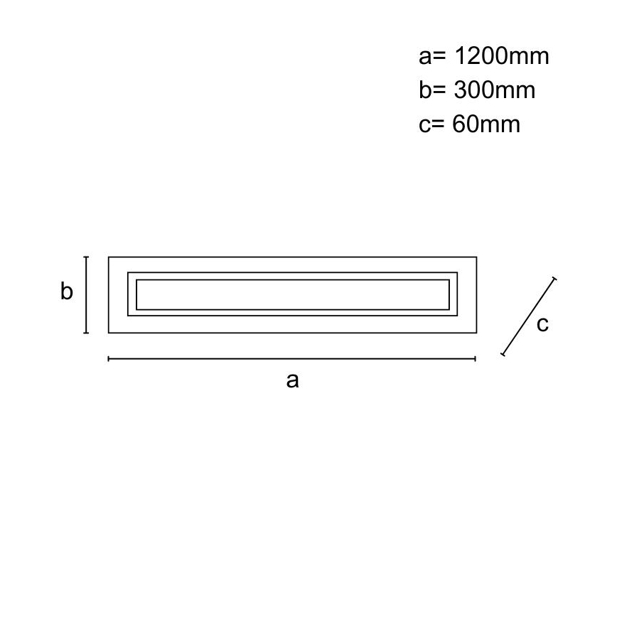 Dimbar LED-taklampa 55W/230V 3000-6500K + fjärrkontroll