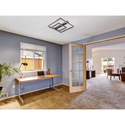 Dimbar LED-taklampa 95W/230V 3000-6500K + fjärrkontroll