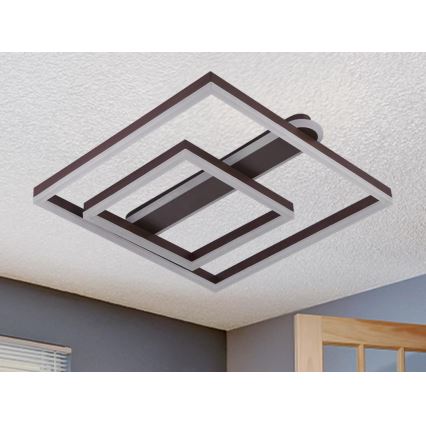 Dimbar LED-taklampa 95W/230V 3000-6500K + fjärrkontroll