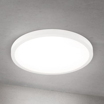 Dimbar LED-taklampa DISC LED/30W/230V 2700/3000/4000K Ø 40 cm vit