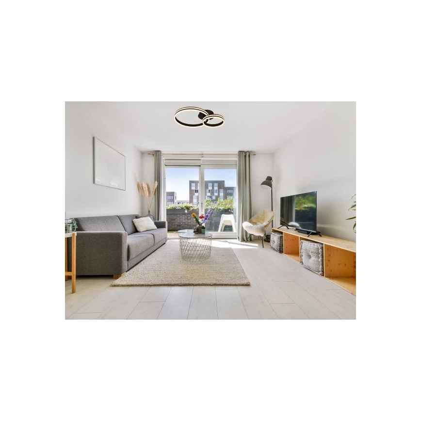 Dimbar LED-taklampa för ytmontering LED/110W/230V 3000-6500K + fjärrkontroll