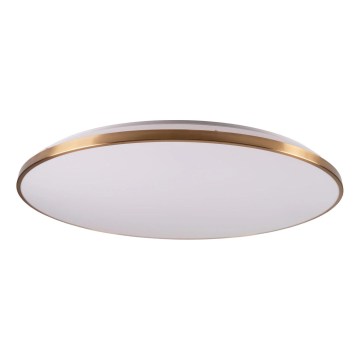 Dimbar LED-taklampa KERN LED/100W/230V 3000/4000/6000K Ø 100 cm guldfärgad + fjärrkontroll