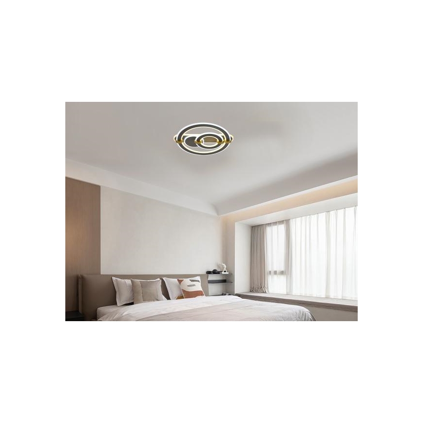 Dimbar LED-taklampa LED/120W/230V 3000-6500K + fjärrkontroll