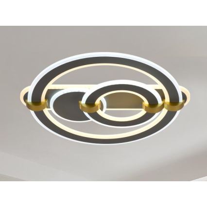 Dimbar LED-taklampa LED/120W/230V 3000-6500K + fjärrkontroll