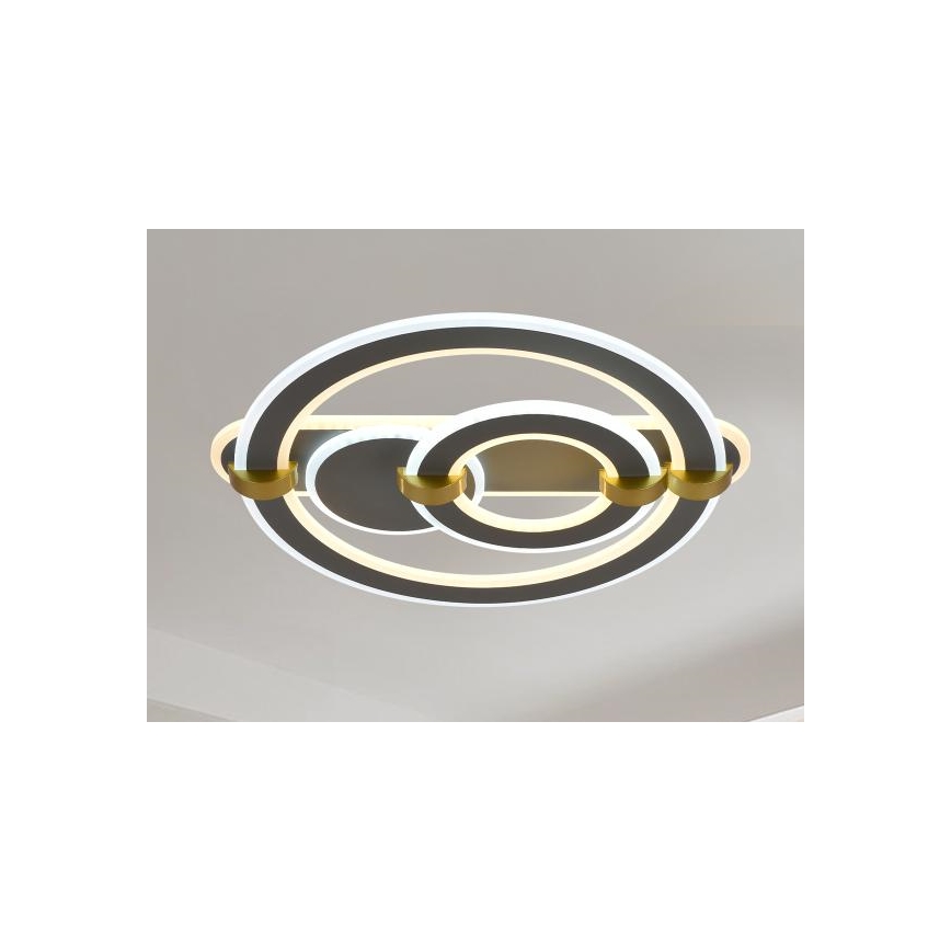 Dimbar LED-taklampa LED/120W/230V 3000-6500K + fjärrkontroll