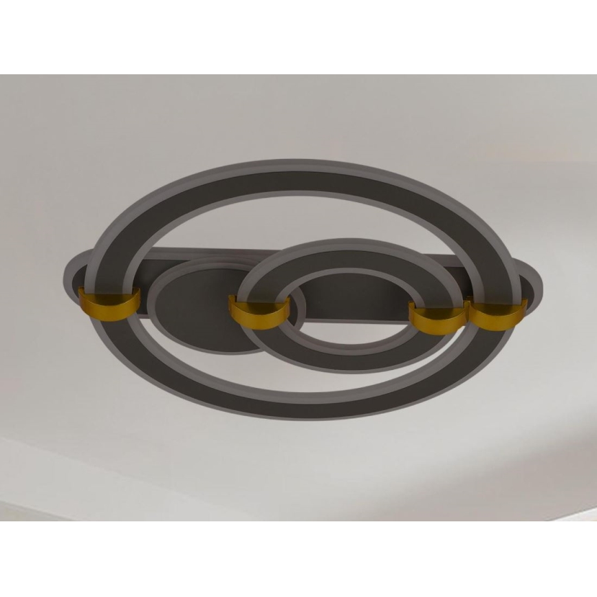 Dimbar LED-taklampa LED/120W/230V 3000-6500K + fjärrkontroll