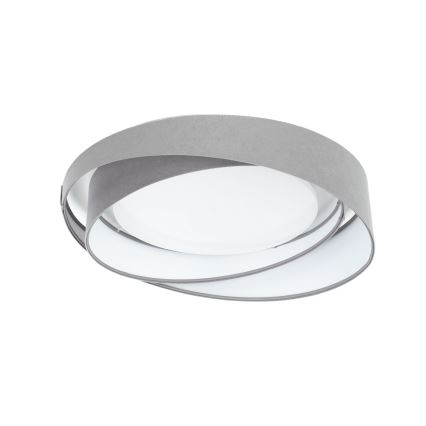Dimbar LED-taklampa SMART GALAXY MODERN LED/24W/230V 3000-6500K Ø 55 cm grå/vit + fjärrkontroll