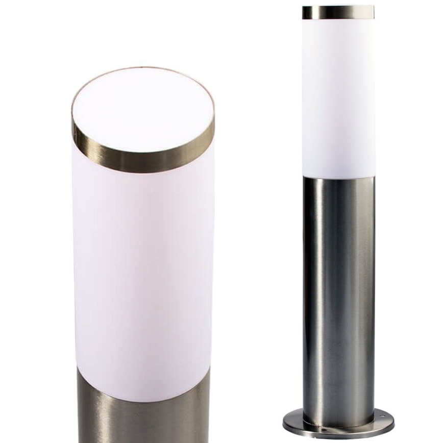 Dimbar LED-utomhuslampa LIVIA 1xE27/6W/2300V 2700-6500K Wi-Fi 45 cm IP44 silverfärgad