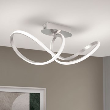 Dimbar LED ytmonterad ljuskrona CIRCUS LED/30W/230V matt krom