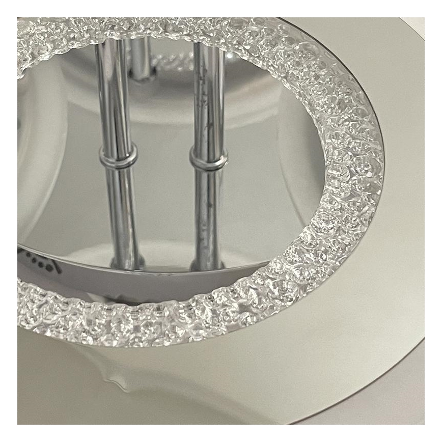 Dimbar LED ytmonterad ljuskrona LED/100W/230V 3000-6500K + fjärrkontroll