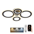 Dimbar LED ytmonterad ljuskrona LED/100W/230V 3000-6500K + fjärrkontroll
