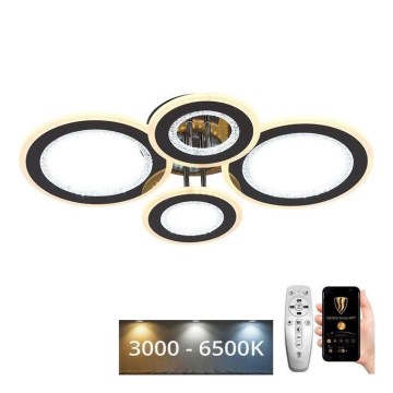 Dimbar LED ytmonterad ljuskrona LED/100W/230V 3000-6500K + fjärrkontroll