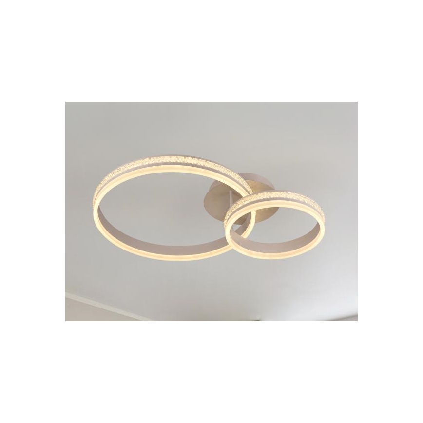 Dimbar LED ytmonterad ljuskrona LED/110W/230V 3000-6500K + fjärrkontroll