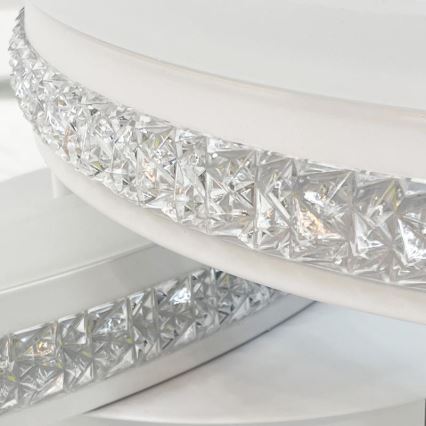 Dimbar LED ytmonterad ljuskrona LED/110W/230V 3000-6500K + fjärrkontroll