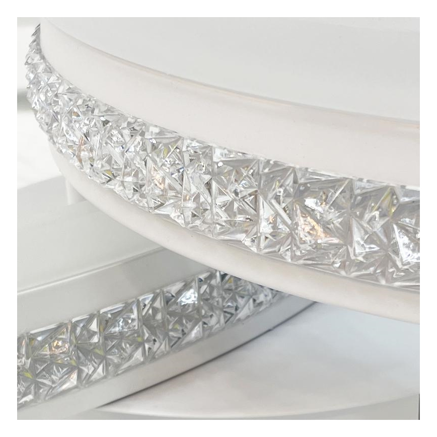 Dimbar LED ytmonterad ljuskrona LED/110W/230V 3000-6500K + fjärrkontroll