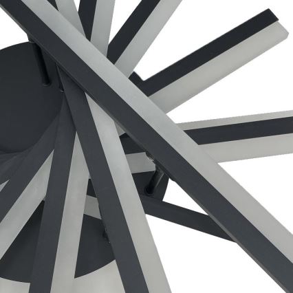 Dimbar LED ytmonterad ljuskrona LED/120W/230V 3000-6500K + fjärrkontroll