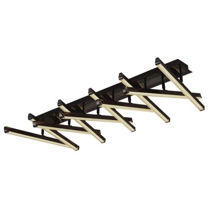 Dimbar LED ytmonterad ljuskrona LED/125W/230V 3000-6500K + fjärrkontroll