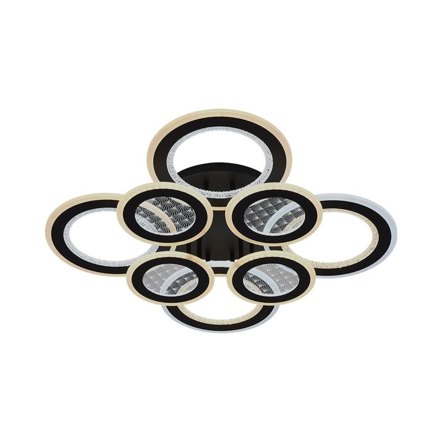 Dimbar LED ytmonterad ljuskrona LED/200W/230V 3000-6500K + fjärrkontroll