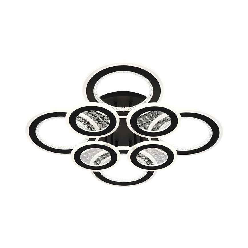 Dimbar LED ytmonterad ljuskrona LED/200W/230V 3000-6500K + fjärrkontroll