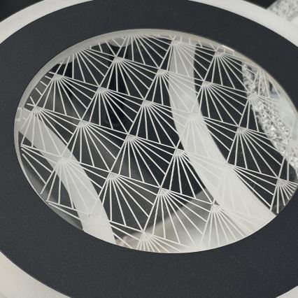 Dimbar LED ytmonterad ljuskrona LED/200W/230V 3000-6500K + fjärrkontroll