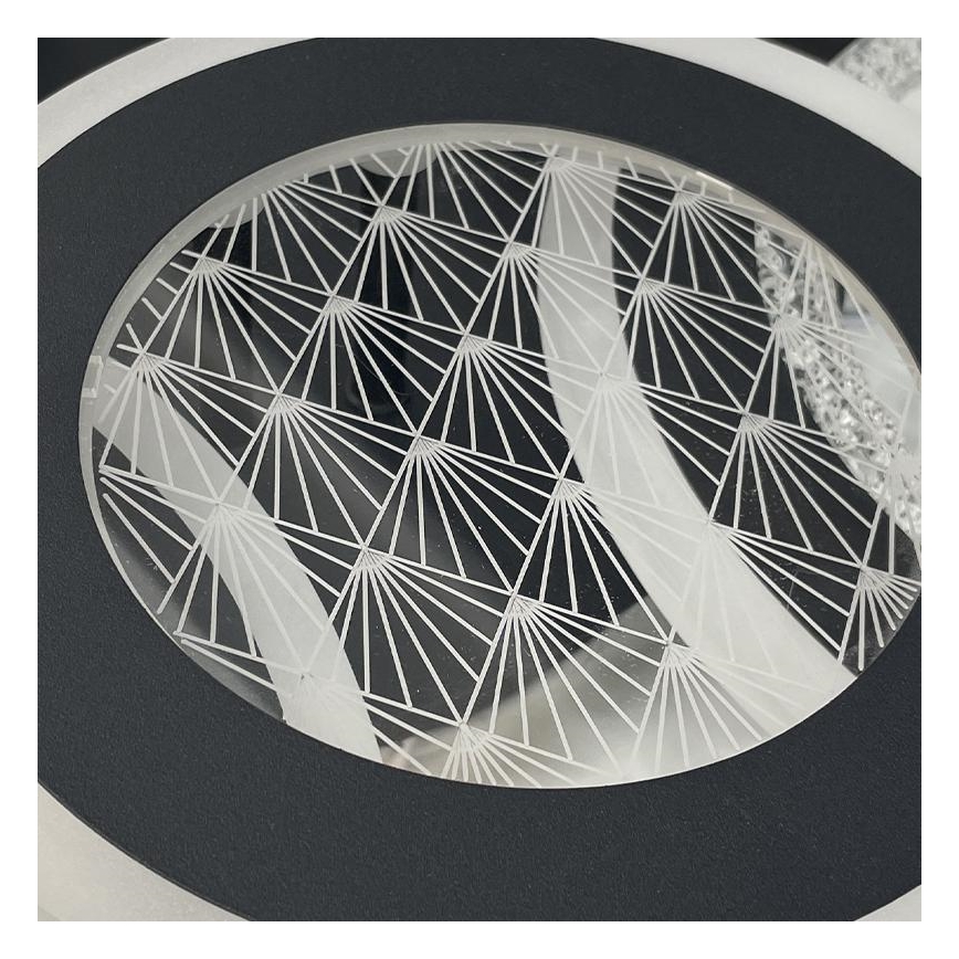 Dimbar LED ytmonterad ljuskrona LED/200W/230V 3000-6500K + fjärrkontroll