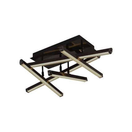 Dimbar LED ytmonterad ljuskrona LED/60W/230V 3000-6500K + fjärrkontroll