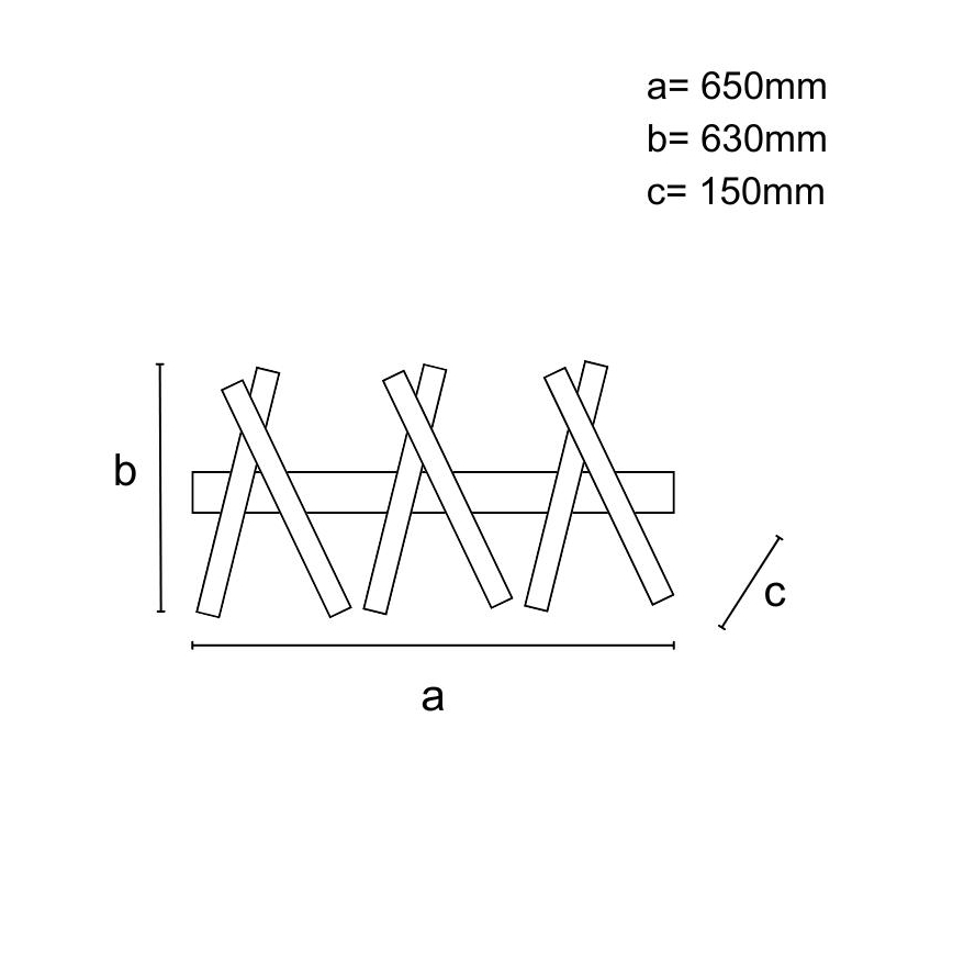 Dimbar LED ytmonterad ljuskrona LED/75W/230V 3000-6500K + fjärrkontroll