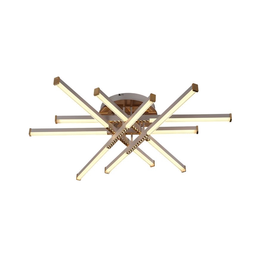 Dimbar LED ytmonterad ljuskrona LED/90W/230V 3000-6500K + fjärrkontroll