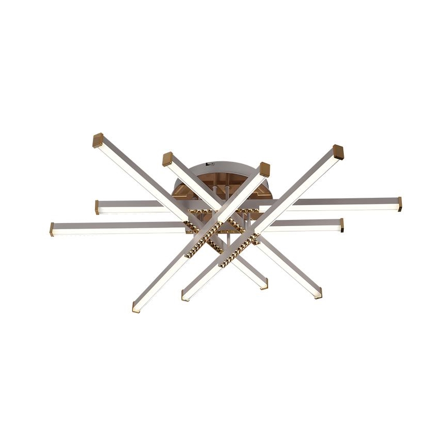 Dimbar LED ytmonterad ljuskrona LED/90W/230V 3000-6500K + fjärrkontroll