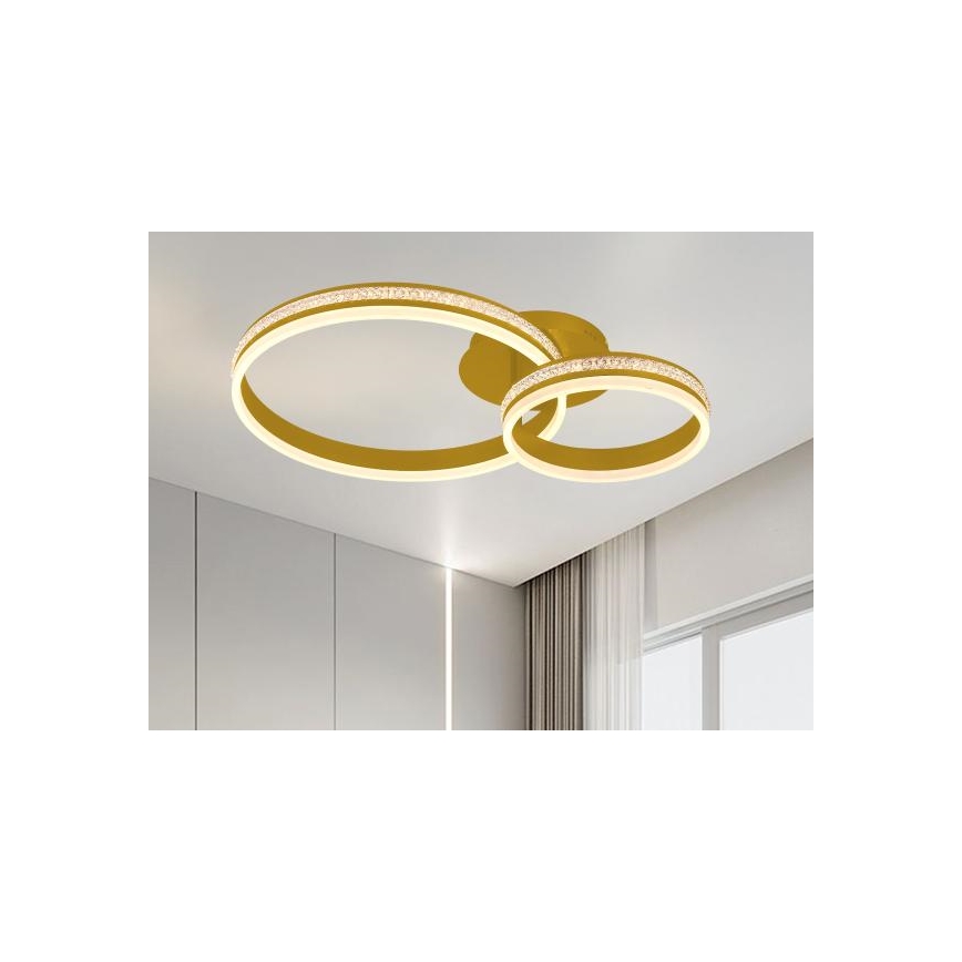 Dimbar LED-ytmonterad taklampa, 110 W, 230 V, 3000–6500 K – med fjärrkontroll