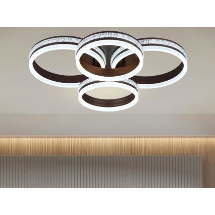 Dimbar LED ytmonterad taklampa LED/150W/230V 3000-6500K + fjärrkontroll