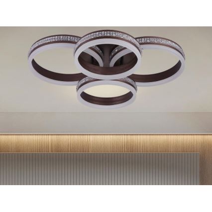 Dimbar LED ytmonterad taklampa LED/150W/230V 3000-6500K + fjärrkontroll