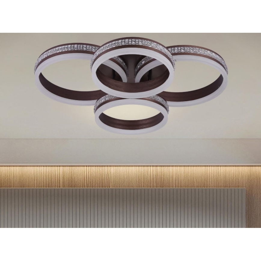 Dimbar LED ytmonterad taklampa LED/150W/230V 3000-6500K + fjärrkontroll