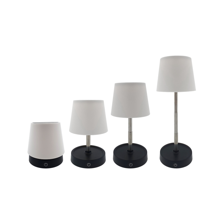 Dimbar touchstyrd LED-bordslampa LED/3W/5V USB 800 mAh vit