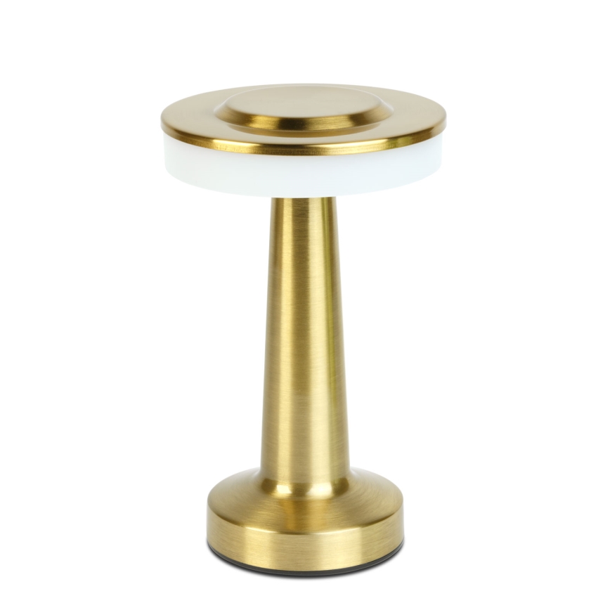 LED dimbar uppladdningsbar bordslampa LONDON LED/2W/5V 2700K/4000K/6500K 400 mAh guld