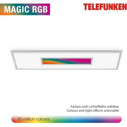 LED RGBW dimbar panel LED/20W/230V 3000-6500K 25x100 cm silverfärgad + fjärrkontroll